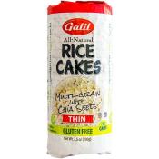 Galil Thin Multi-Grain Rice Cakes with Chia Seeds  3.5 oz.