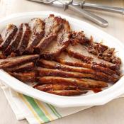 Sliced Beef Brisket with One Free Side Dish