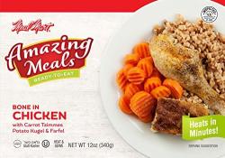 Meal Mart Amazing Meals Roasted Chicken  with Carrot Tzimmes Potato Kugel & Farfel 12 oz