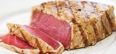 House Special Grilled Marinated Tuna Steak - Passover Entrées