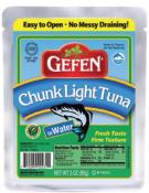Gefen Chunk Light Tuna In Water 3 oz