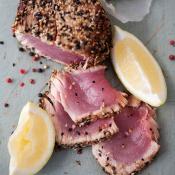 Grilled Marinated Tuna Steak with one Free Side Dish