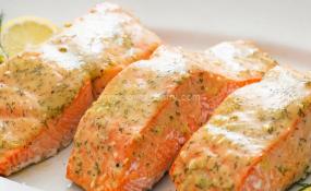 House Special Baked Salmon - Passover Entrées