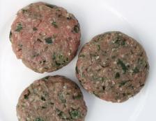 Spinach Beef  Burgers 2 lb- pack