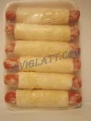 Homemade Frozen Franks in a Blanket - Large 6 Pieces