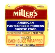 Miller's American Yellow Cheese 16 Slices 12 oz
