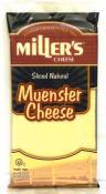 Miller's Sliced Natural Muenster Cheese 6 oz