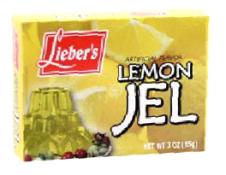 Lieber's Artificial Flavor Lemon Jel 3 oz