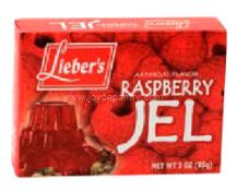 Lieber's Artificial Flavor Raspberry Jel 3 oz