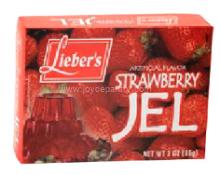 Lieber's Artificial Flavor Strawberry Jel 3 oz