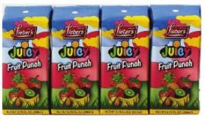 Lieber's Juicy Fruit Punch Juice Box 4 - 200 ml Pack