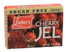 Lieber's Sugar Free Artificial Cherry Jel .3 oz