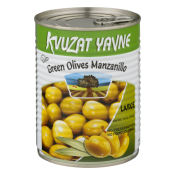 Kvuzat Yavne Green Olives Manzanillo 19 oz (Large)