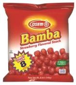 Osem Bamba Strawberry Flavored Snack Family Pack 8 - 1.05 oz