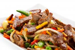 Pepper Steak with one Free Side Dish
