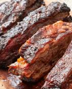 Beef Spare Ribs in BBQ Sauce Serve 10 12 People