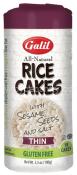Galil Thin Rice Cakes With Sesame Seeds & Salt  3.5 oz