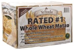 Yehuda Whole Wheat Matzos 5 1 lb Pack