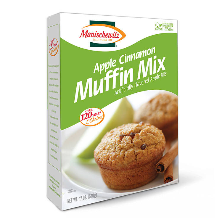 Manischewitz apple cinnamon muffin mix 12 oz