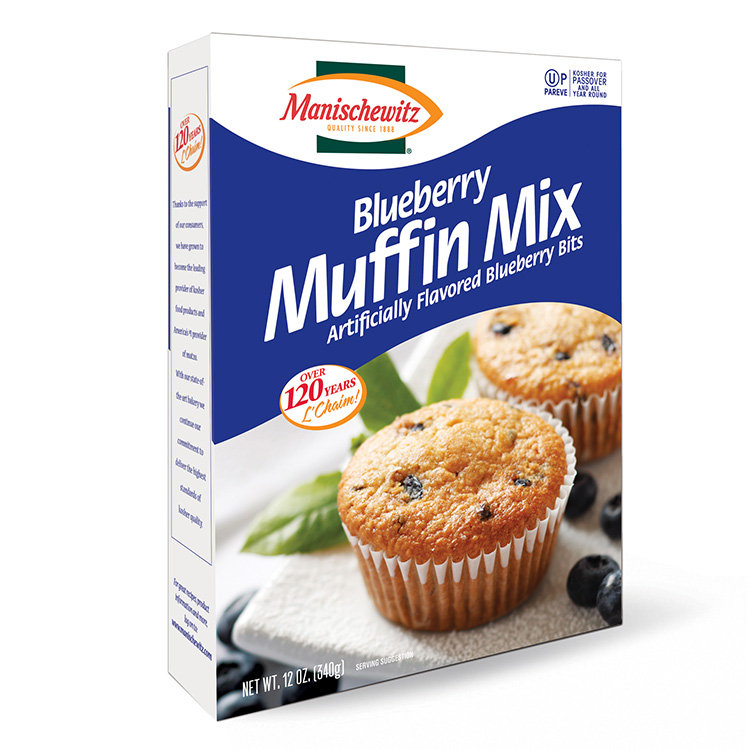 Manischewitz blueberry muffin mix 12 oz