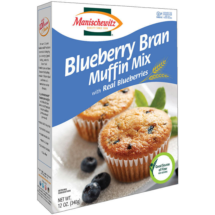 Manischewitz blueberry bran muffin mix 12 oz