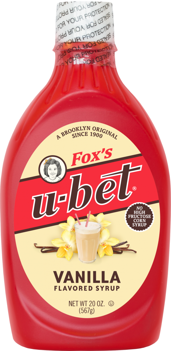 Fox's U-bet Vanilla Syrup 20 oz