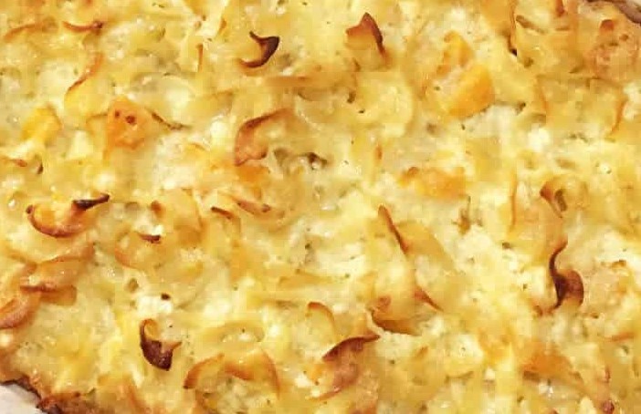 Homemade Sweet Noodle Kugel Serve 6 to 8 People
