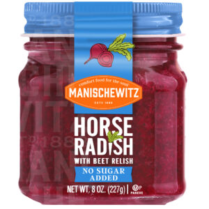 Manischewitz Horseradish with Beet Relish No Sugar Added 8 oz