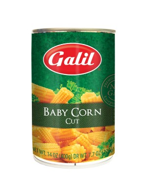 Galil baby corn cut 14 oz
