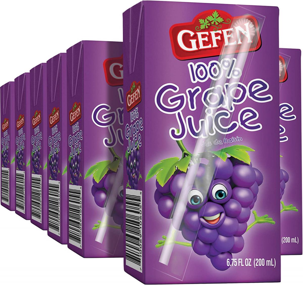 Gefen 100% Grape Juice 6.75 oz - 3 Pack