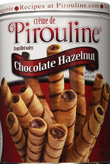 Pirouline Chocolate Hazelnut Wafer Rolls 14.1 oz.