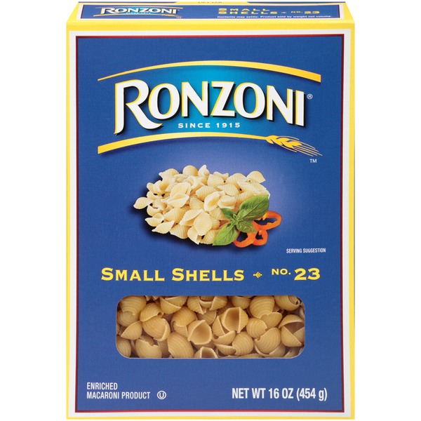 Ronzoni Small Shells 16 oz