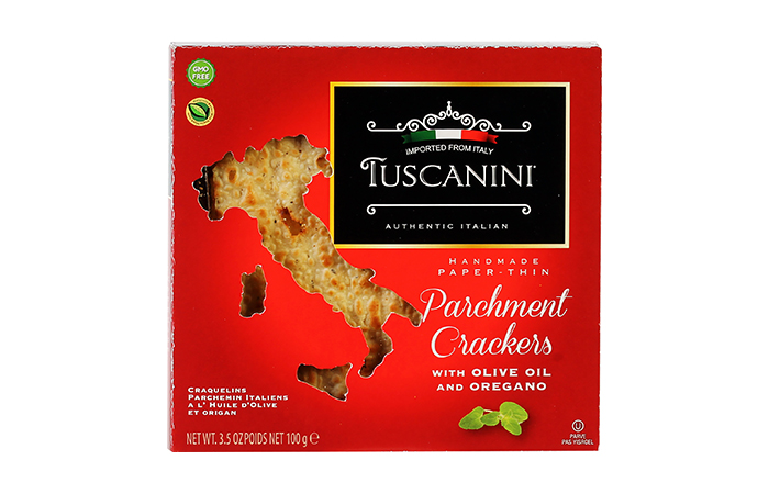 Tuscanini Olive Oil & Oregano Parchment Crackers 3.5 oz