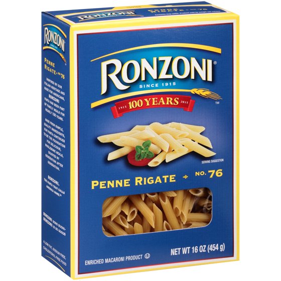 Ronzoni Penne Rigate 16 oz