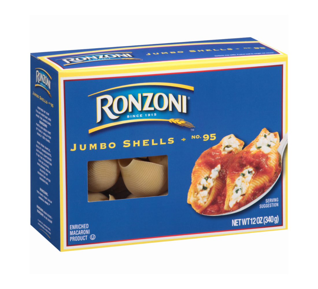 Ronzoni Jumbo Shells 12 oz