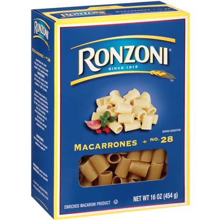 Ronzoni Macarrones 16 oz