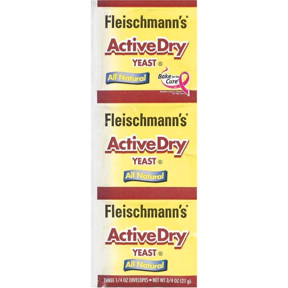 Fleischmann's Active Dry Yeast 3 pk (21 gr)