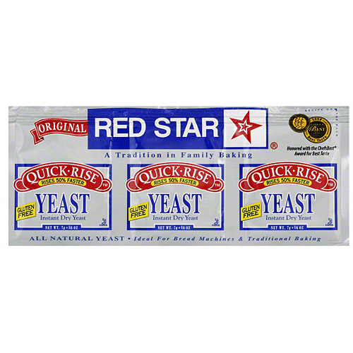 Red Star Quick Rise Yeast 3 pk (.25 oz)