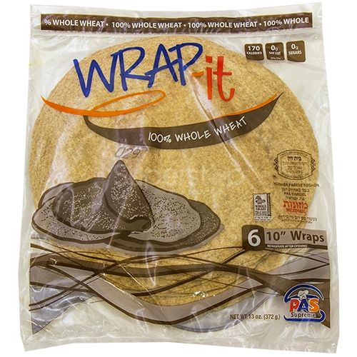 Pas Supreme Wrap -it Whole Wheat Wraps 13 oz