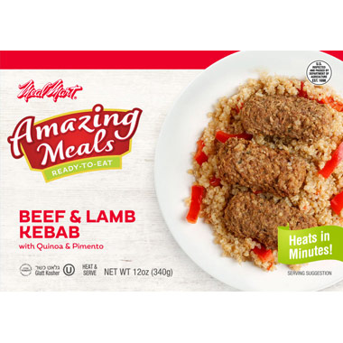 Meal Mart Amazing Meals Beef & Lamb Kebab with Quinoa & Pimiento 12 oz