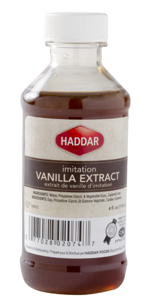 Haddar Imitation Vanilla Extract 4 oz