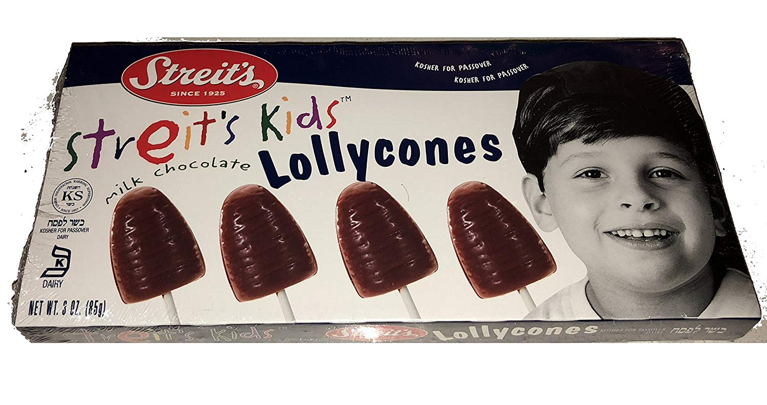 Streit's Milk Chocolate Lollycones 6 oz