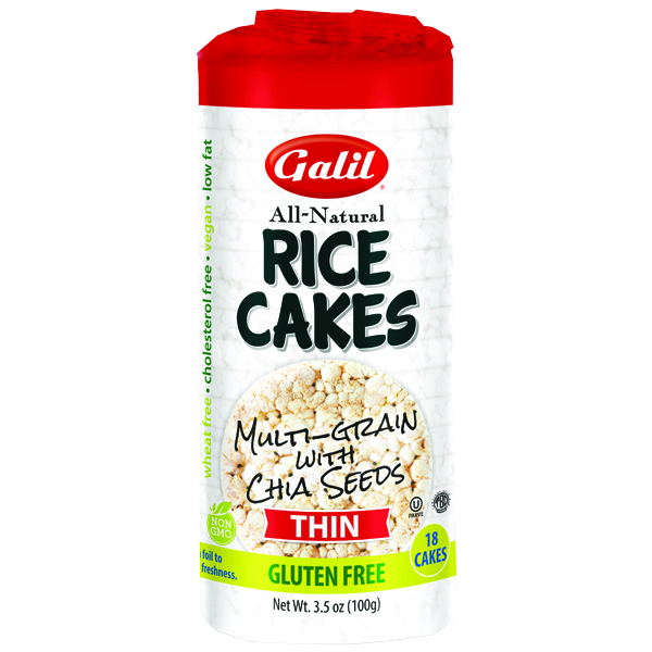 Galil Thin Multigrain Cakes With Salt & Chia 3.5 oz
