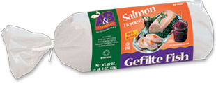 A&B Famous Salmon Gefilte Fish 22 oz