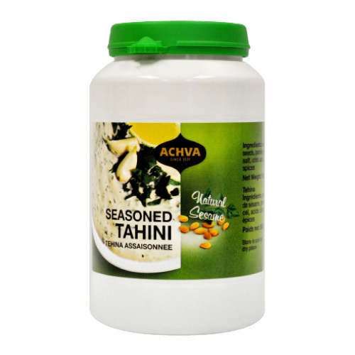 Achva Natural Sesame Seasoned Tahini 17.6 oz