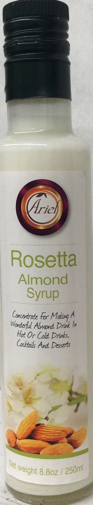 Ariel rosetta almond Syrup 8.8 oz