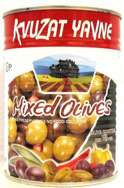 Kvuzat Yavne Mixed Olives  19 oz