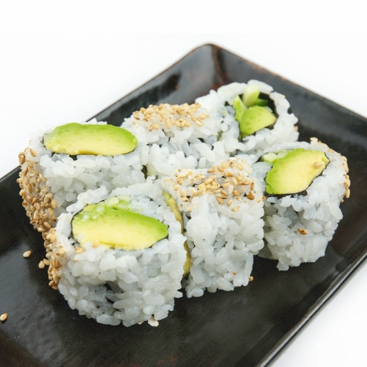 Avocado Sushi Rolls 2 Rolls (16 Pieces)