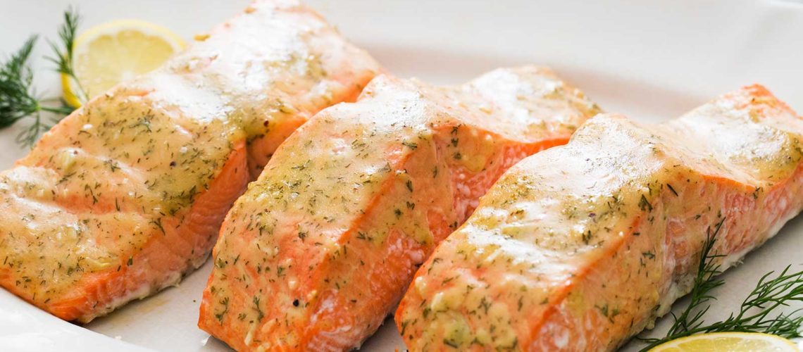 Baked Salmon with one Free Side Dish