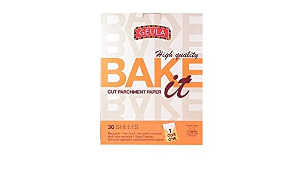 Geula Bake it Parchment Paper High Quality 30 Sheets